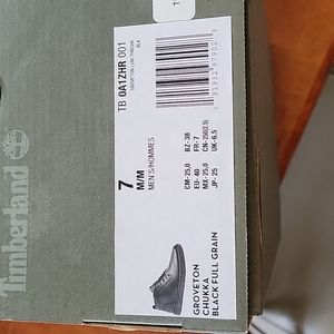 Timberland chukka boots, size 7